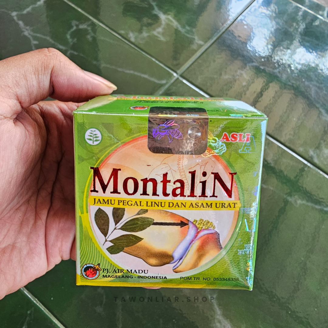 10 Box Montalin Herbs Rheumatism Pain Relief & Gout Original 100% Indonesia