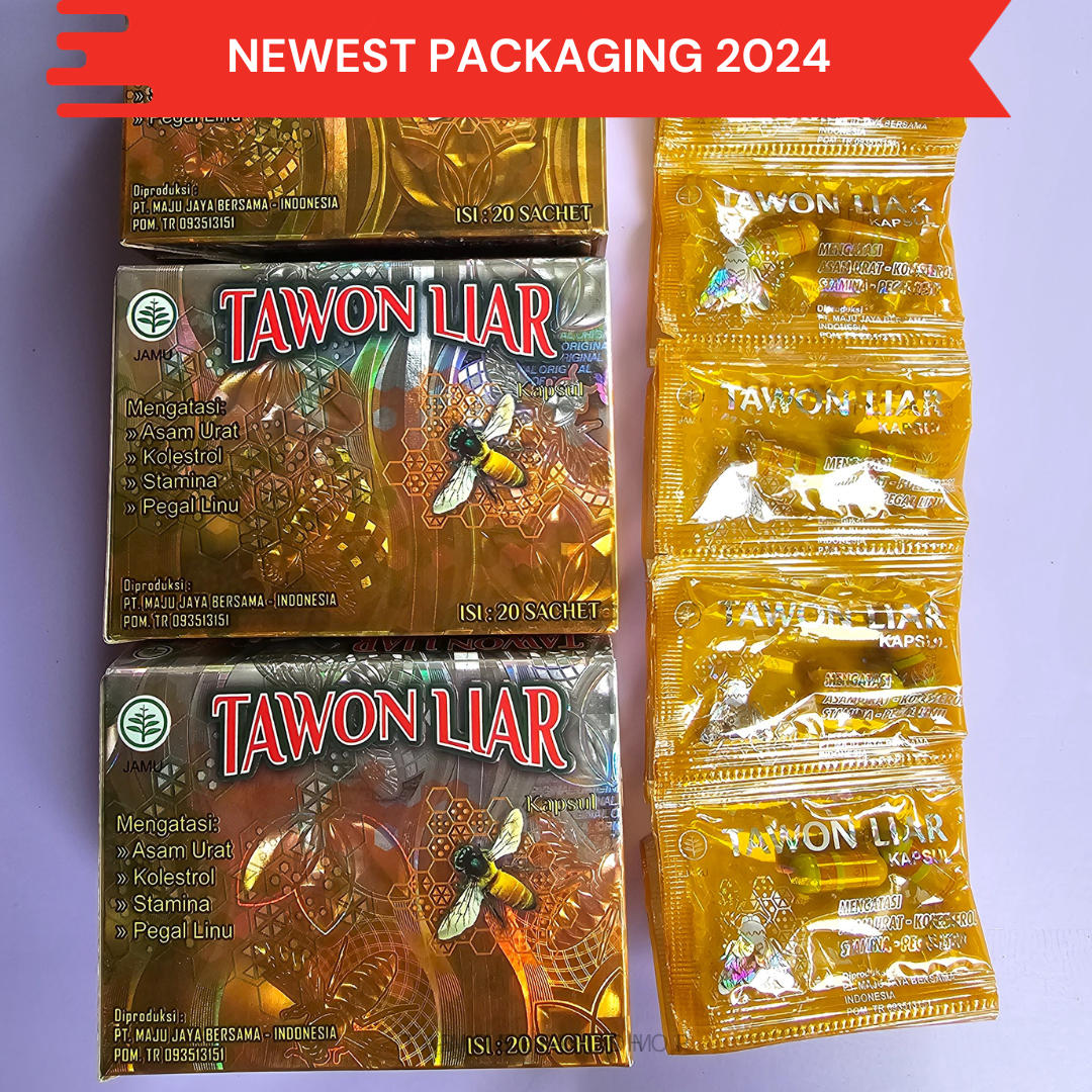 Tawon Liar Herbs Rheumatism Pain Relief & Gout Original 100% Indonesia