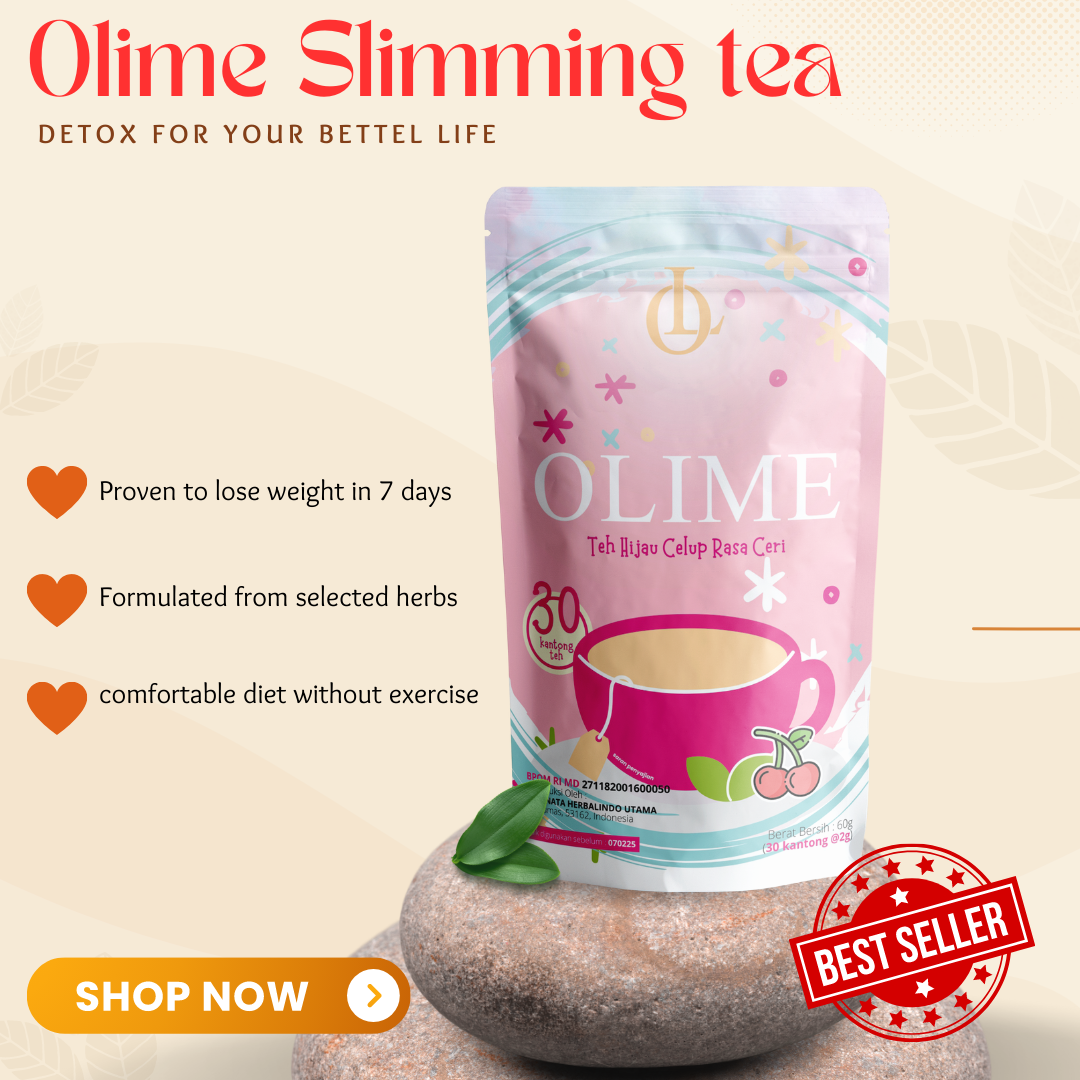 Olime Herbal Weight Loss Tea Slimming Tea Original Indonesia - Tawon Liar Shop