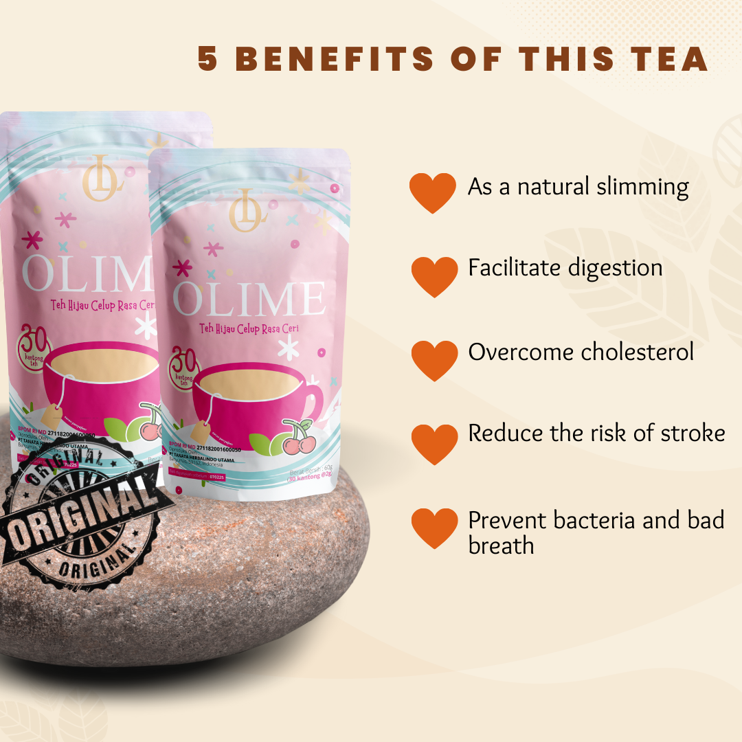 Olime Herbal Weight Loss Tea Slimming Tea Original Indonesia - Tawon Liar Shop