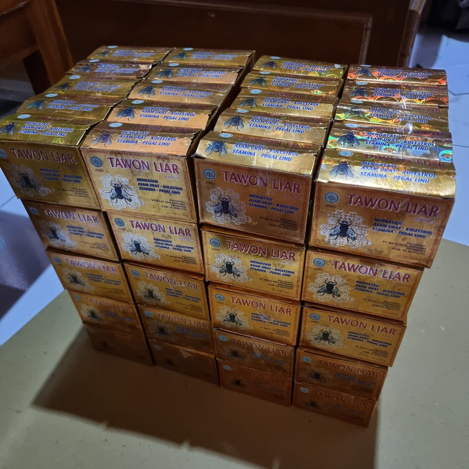 100 box Wild Wasp Rheumatism Pain Relief & Gout Tawon Liar Herbs Original